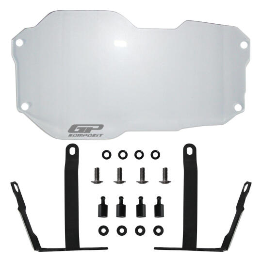 GP Kompozit BMW R 1200 GS / R 1250 GS ADV 2013-2024 Uyumlu Far Koruma Şeffaf - 7