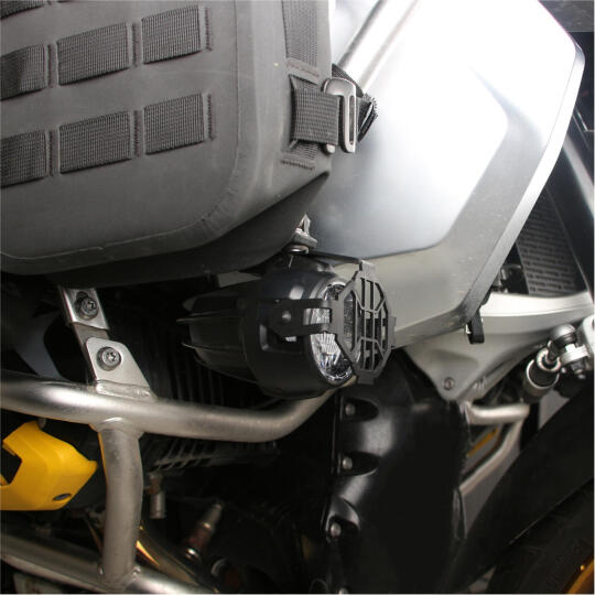 GP Kompozit BMW R 1200 GS / R 1250 GS ADV 2013-2024 Uyumlu Sis Farı Koruma Siyah - 3