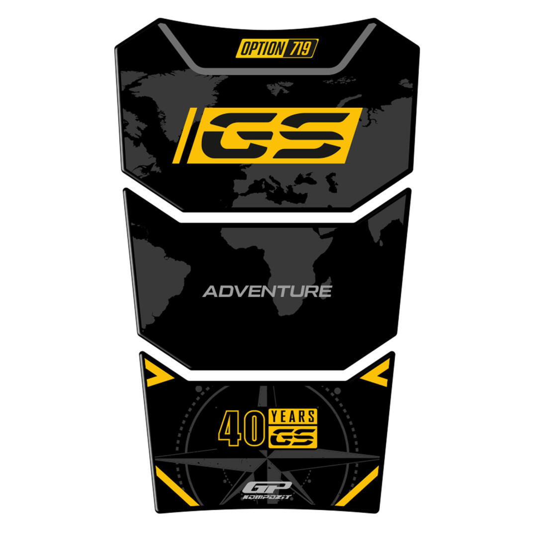 GP Kompozit BMW R 1200 GS / R 1250 GS ADV 2013-2024 Uyumlu Tank Pad 40.Yıl - 1