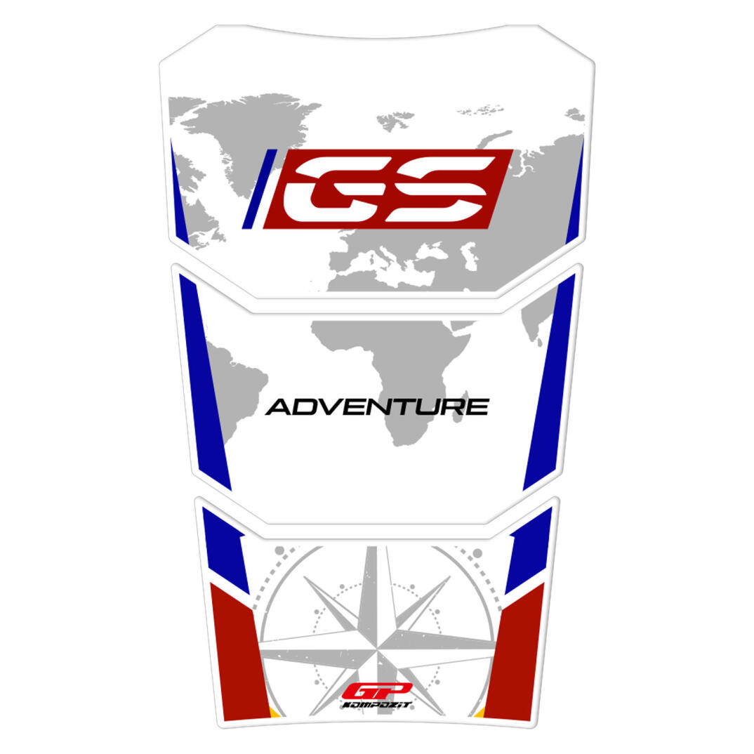 GP Kompozit BMW R 1200 GS / R 1250 GS ADV 2013-2024 Uyumlu Tank Pad Mavi - 1