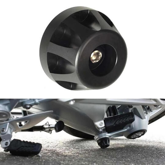 GP Kompozit BMW R 1200 GS / R 1250 GS  ADV / R 1300 GS 2013-2024 Uyumlu Şaft Koruma Takozu Siyah (1)