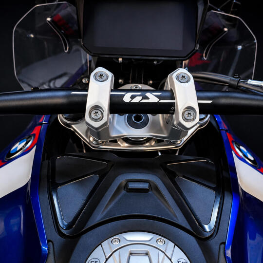 GP Kompozit BMW R 1300 GS 2023-2026 Uyumlu Gidon Yükseltme Gri (1)