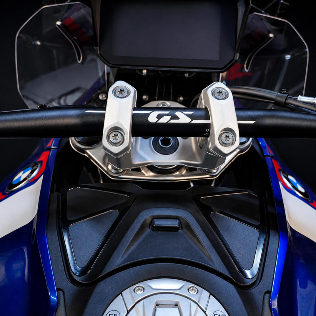 GP Kompozit BMW R 1300 GS 2023-2026 Uyumlu Gidon Yükseltme Gri - 2