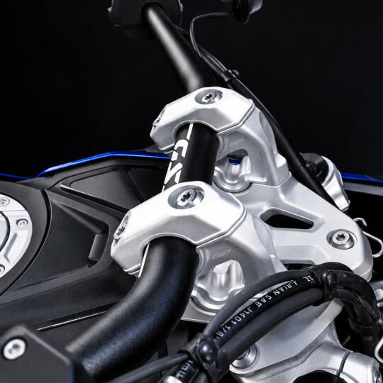 GP Kompozit BMW R 1300 GS 2023-2026 Uyumlu Gidon Yükseltme Gri - 5