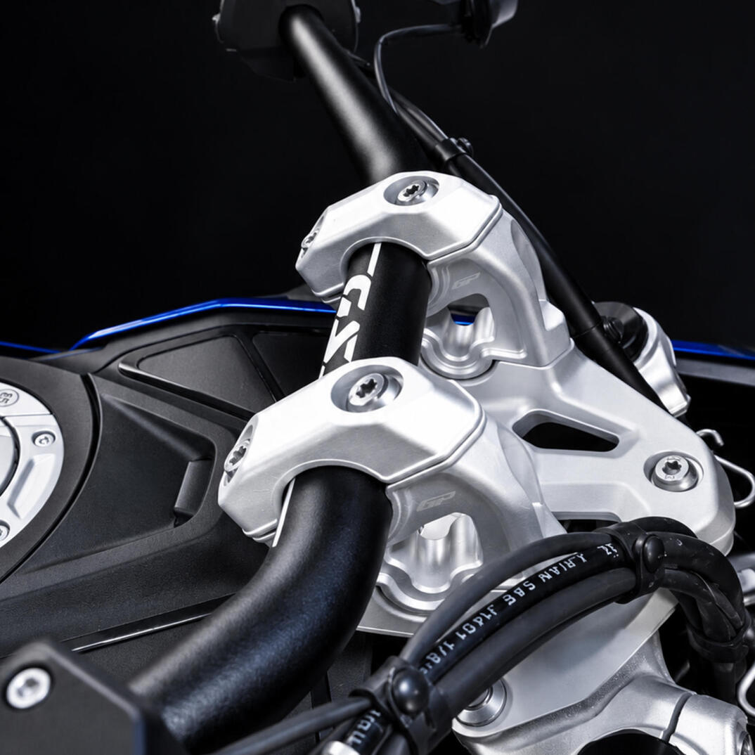 GP Kompozit BMW R 1300 GS 2023-2026 Uyumlu Gidon Yükseltme Gri - 5