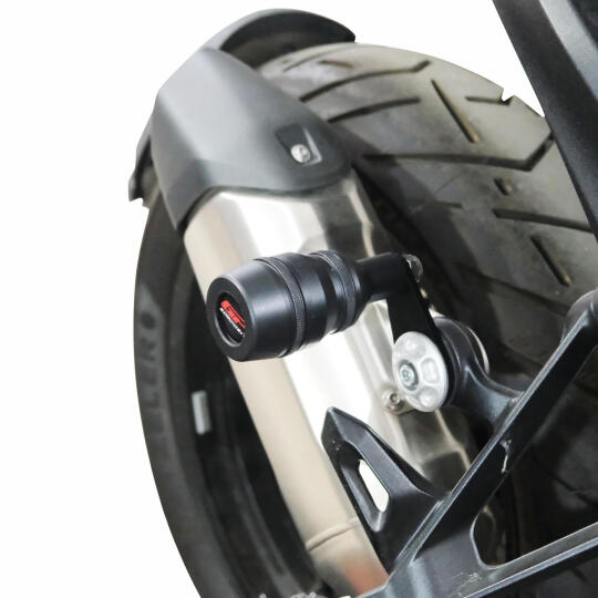 GP Kompozit BMW R 1300 GS 2024-2026 Uyumlu Egzoz Koruma Takozu Siyah (1)