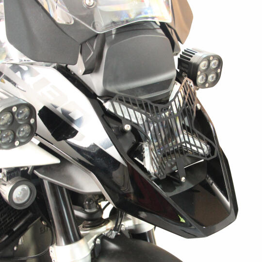 GP Kompozit BMW R 1300 GS 2024-2026 Uyumlu Far Koruma Siyah - 3