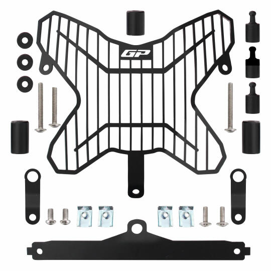 GP Kompozit BMW R 1300 GS 2024-2026 Uyumlu Far Koruma Siyah - 7