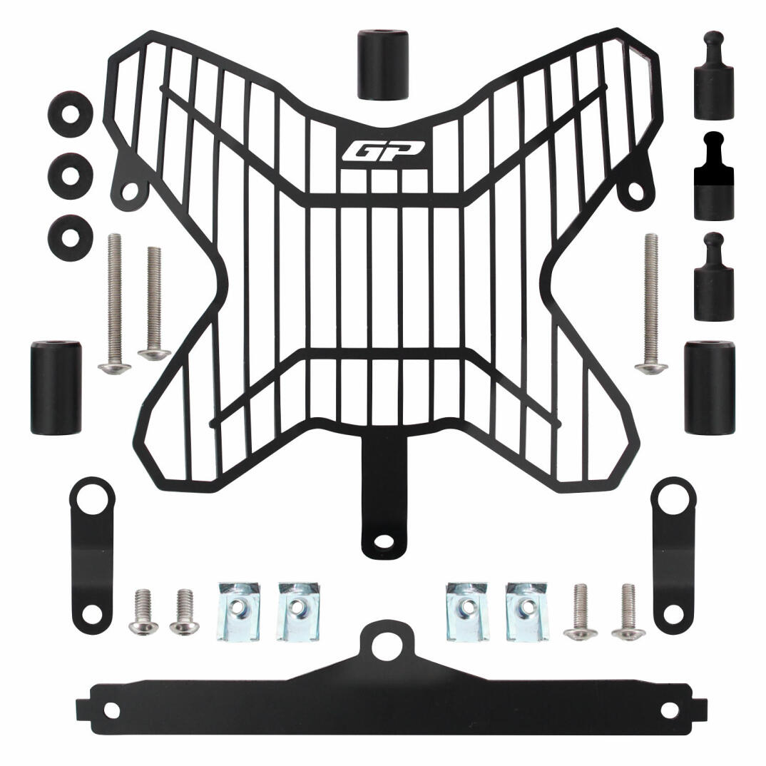 GP Kompozit BMW R 1300 GS 2024-2026 Uyumlu Far Koruma Siyah - 7