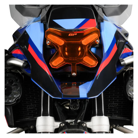 GP Kompozit BMW R 1300 GS 2024-2026 Uyumlu Far Koruma Turuncu (1)