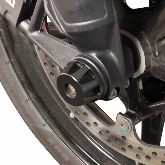 GP Kompozit BMW R 1300 GS 2024-2026 Uyumlu Ön Aks Koruma Takozu Siyah - 5