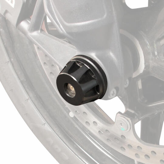 GP Kompozit BMW R 1300 GS 2024-2026 Uyumlu Ön Aks Koruma Takozu Siyah - 6