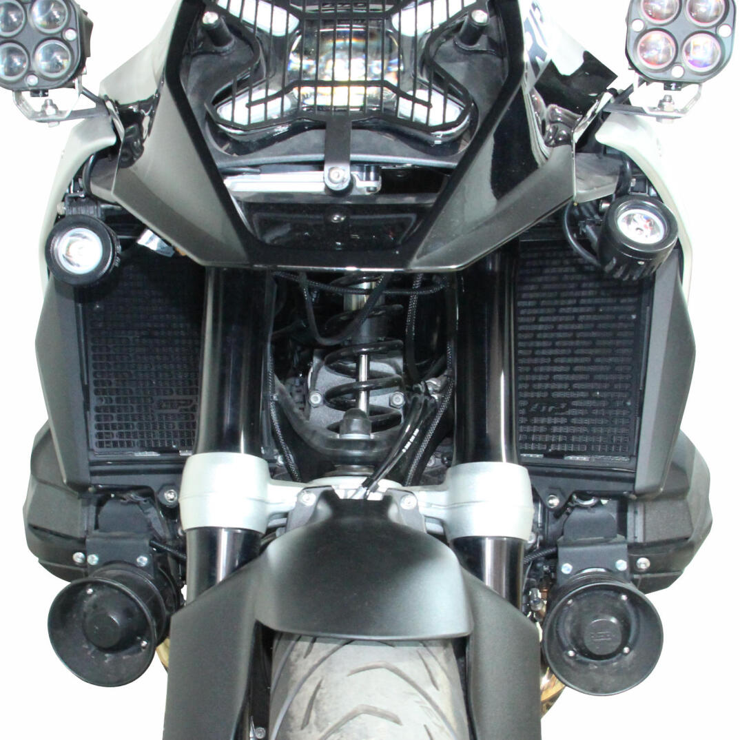 GP Kompozit BMW R 1300 GS 2024-2026 Uyumlu Radyatör Koruma Siyah - 2