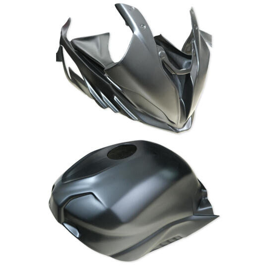 GP Kompozit BMW S 1000 RR 2019-2026 Uyumlu Kanatlı Yarış Grenajı Siyah - 3