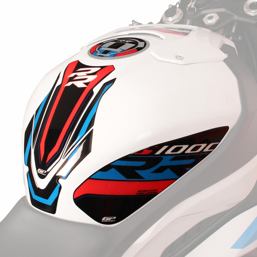 GP Kompozit BMW S 1000 RR 2019-2026 Uyumlu Tank Pad Seti Beyaz - 3