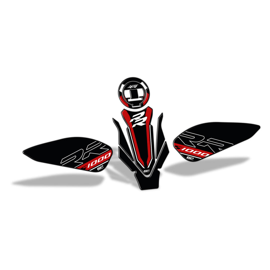 GP Kompozit BMW S 1000 RR 2019-2026 Uyumlu Tank Pad Seti Siyah - 2