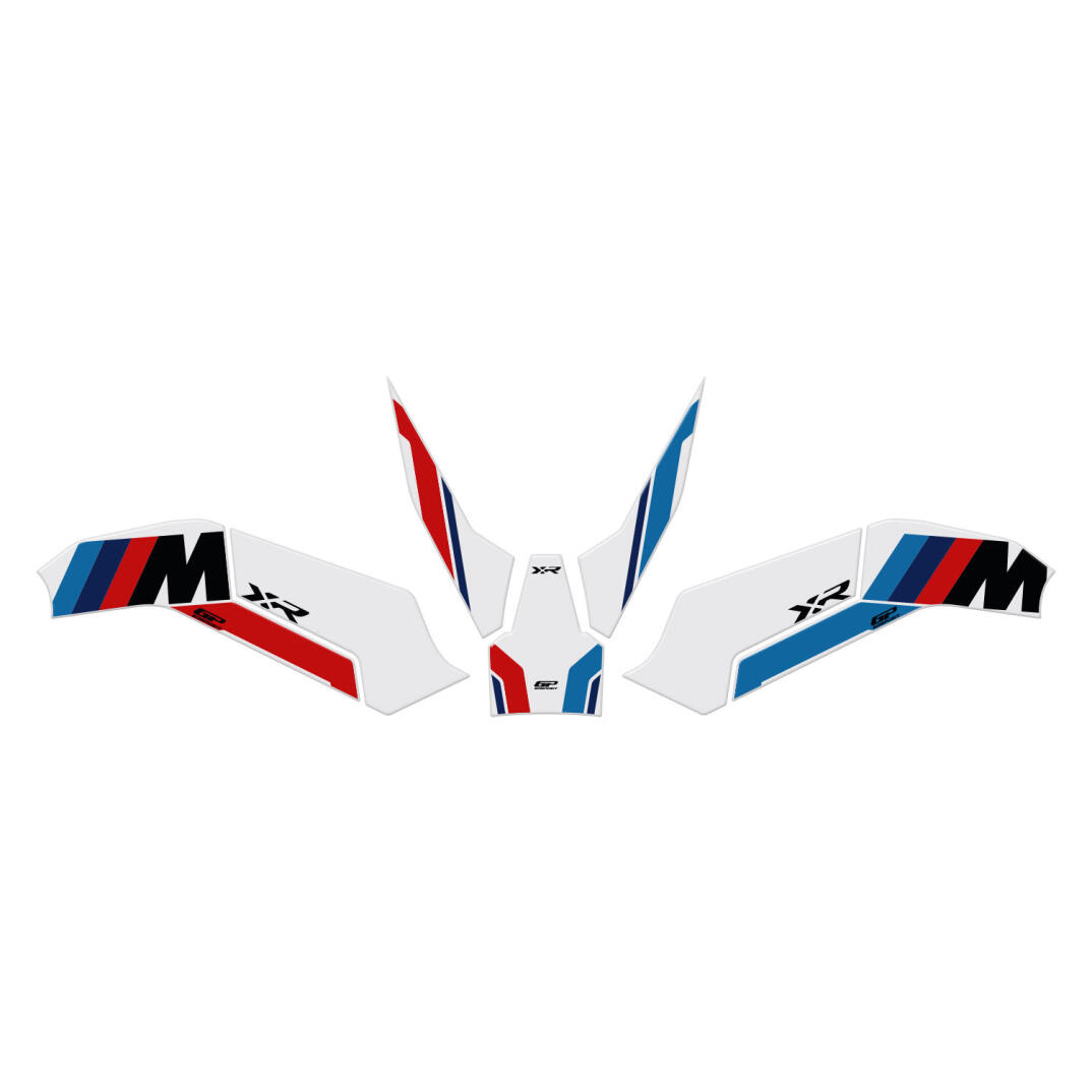 GP Kompozit BMW S 1000 XR 2020-2026 Uyumlu Tank Pad Seti Beyaz - 1