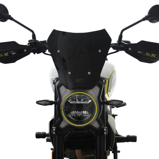 GP Kompozit CF Moto 250 CL-X 2022-2026 Uyumlu Kısa Ön Cam Füme - 3