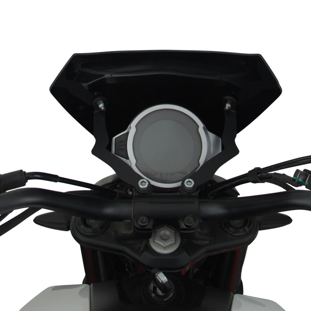 GP Kompozit CF Moto 250 CL-X 2022-2026 Uyumlu Kısa Ön Cam Füme - 5