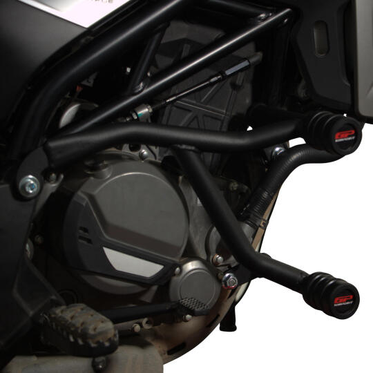 GP Kompozit CF Moto 250 CL-X 2022-2026 Uyumlu Motor Koruma Demiri Siyah (1)
