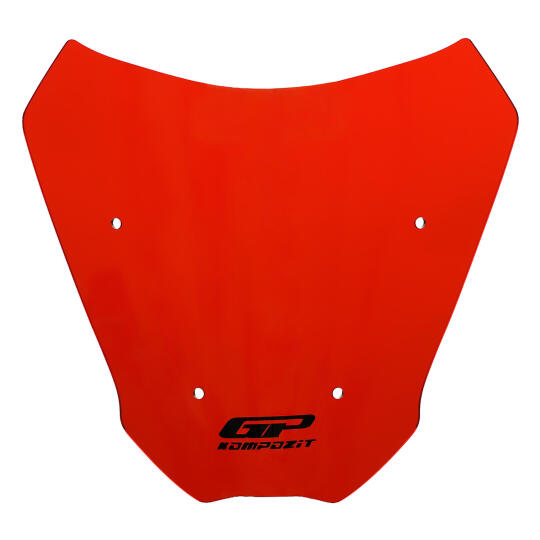 GP Kompozit CF Moto 250 CL-X 2022-2026 Uyumlu Ön Cam Kırmızı (1)