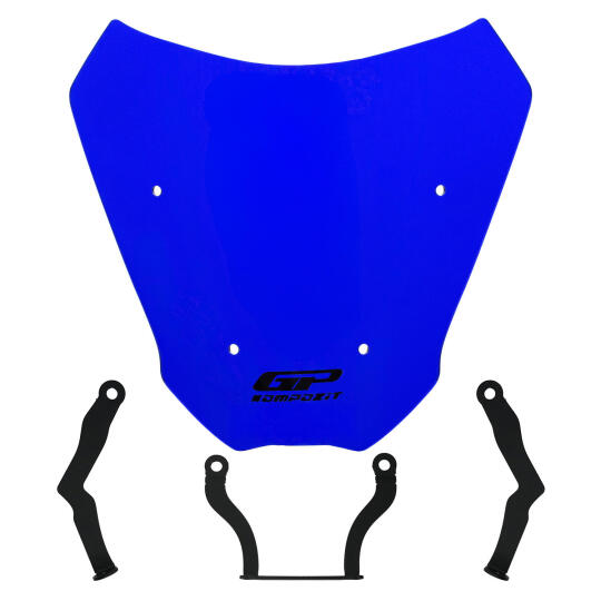 GP Kompozit CF Moto 250 CL-X 2022-2026 Uyumlu Ön Cam Mavi