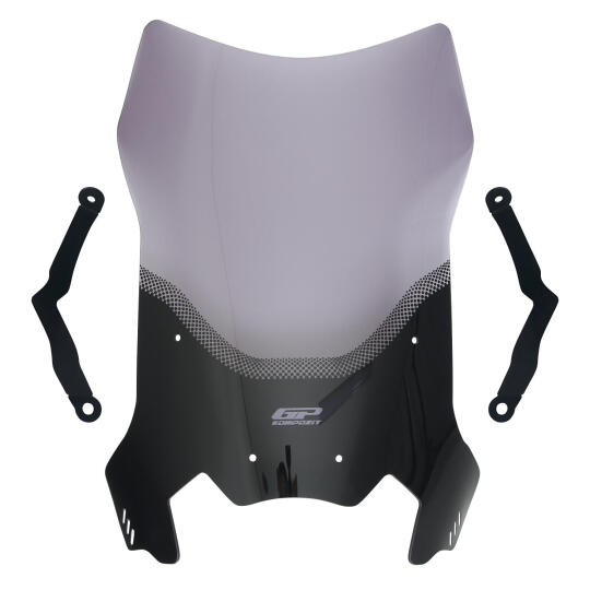 GP Kompozit CF Moto 250 CL-X 2022-2026 Uyumlu Ön Tur Camı Füme