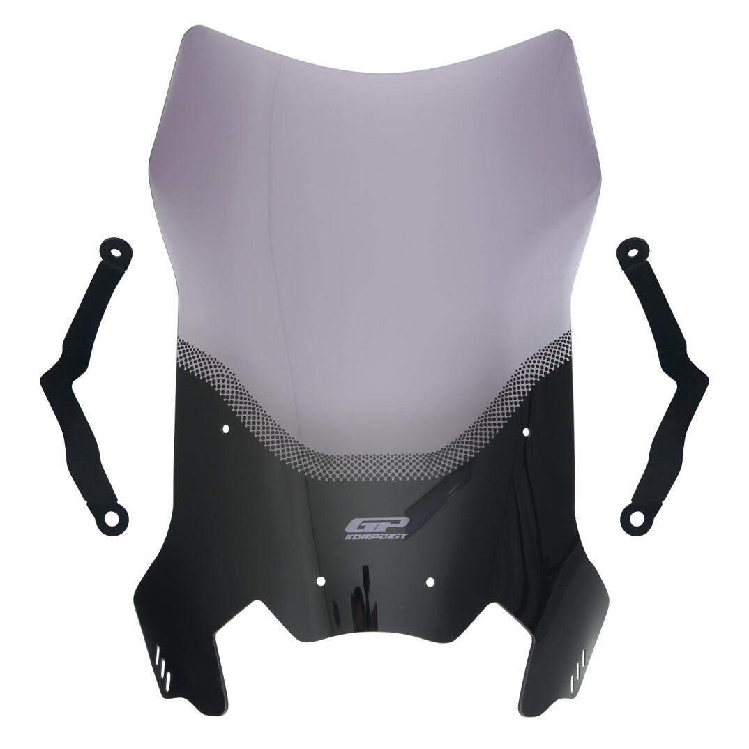 GP Kompozit CF Moto 250 CL-X 2022-2026 Uyumlu Ön Tur Camı Füme - 1