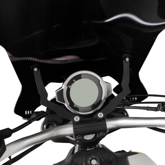 GP Kompozit CF Moto 250 CL-X 2022-2026 Uyumlu Ön Tur Camı Füme - 4
