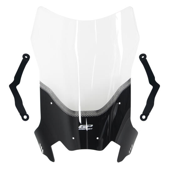 GP Kompozit CF Moto 250 CL-X 2022-2026 Uyumlu Ön Tur Camı Şeffaf