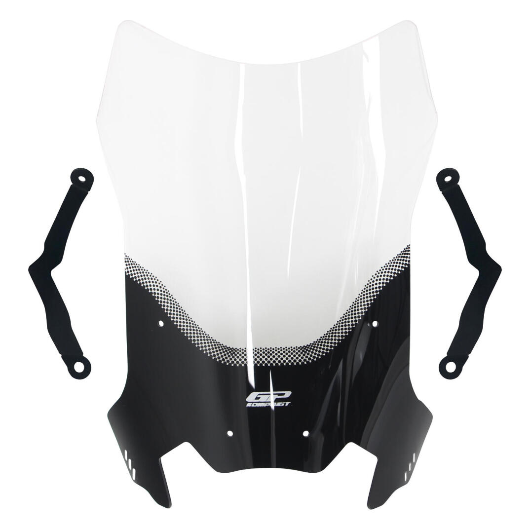 GP Kompozit CF Moto 250 CL-X 2022-2026 Uyumlu Ön Tur Camı Şeffaf - 1