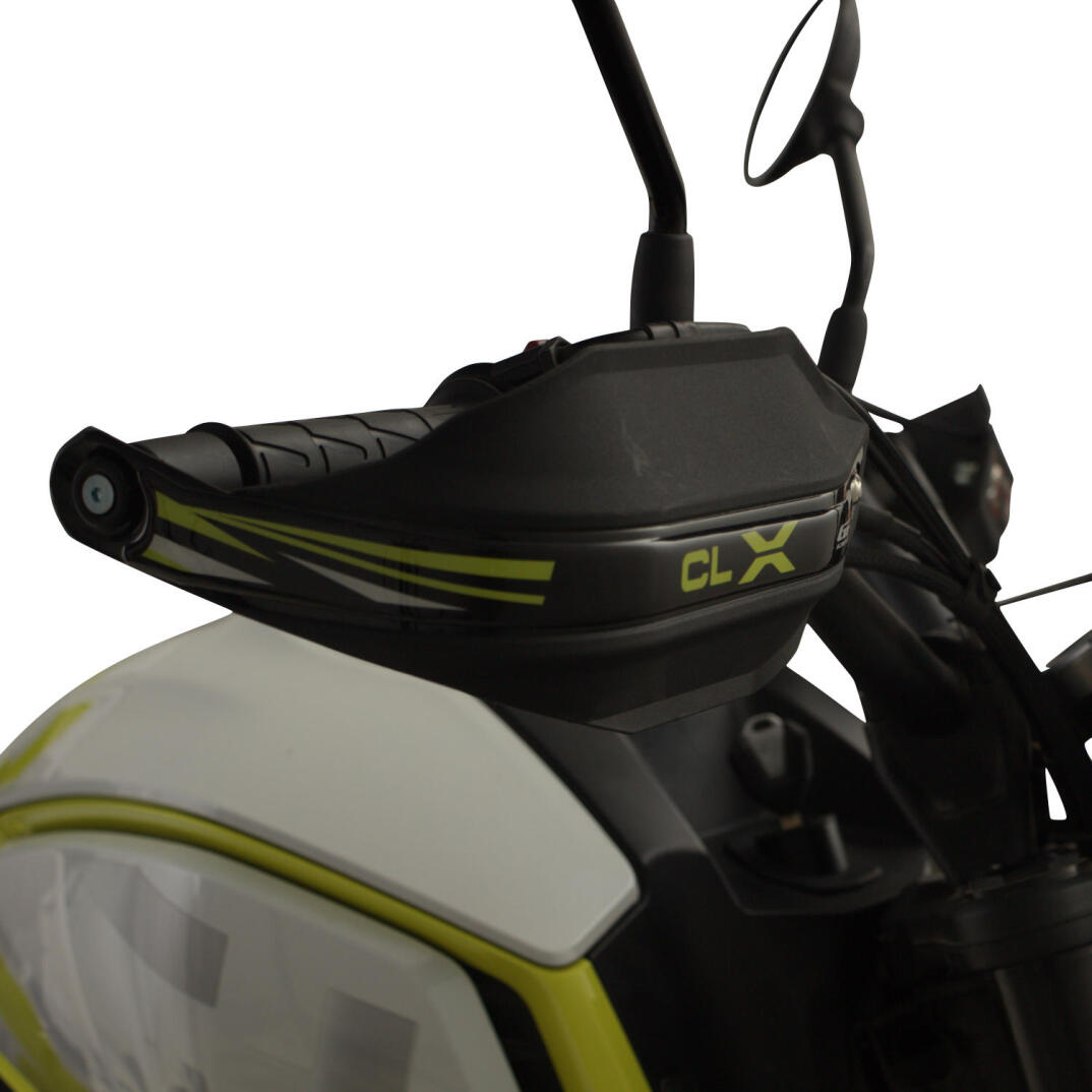 GP Kompozit CF Moto 250 CL-X 2022-2026 Uyumlu Plastik Elcik Koruma Siyah - 2