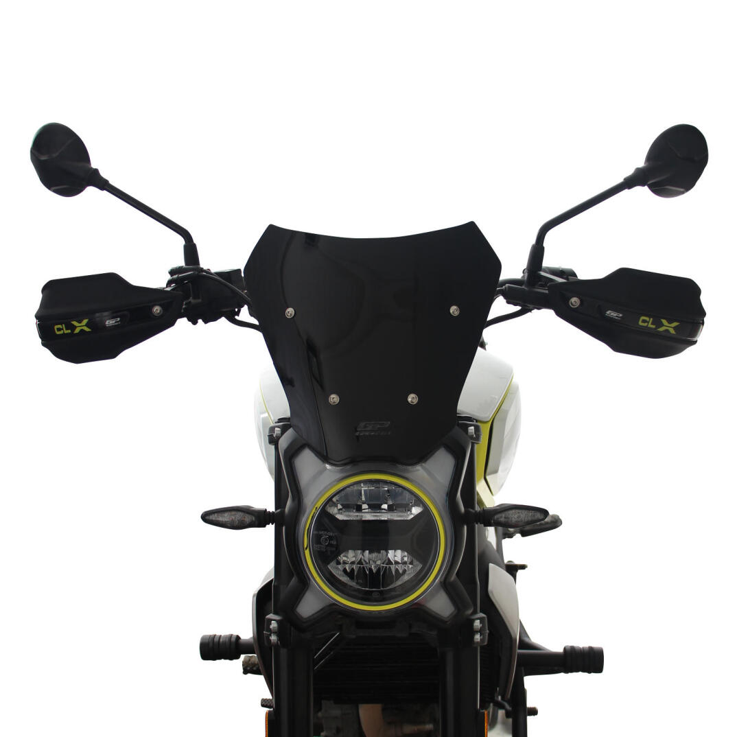 GP Kompozit CF Moto 250 CL-X 2022-2026 Uyumlu Plastik Elcik Koruma Siyah - 3
