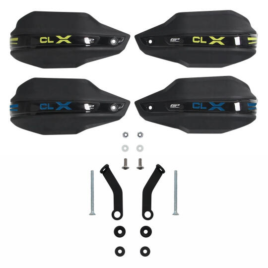 GP Kompozit CF Moto 250 CL-X 2022-2026 Uyumlu Plastik Elcik Koruma Siyah - 7