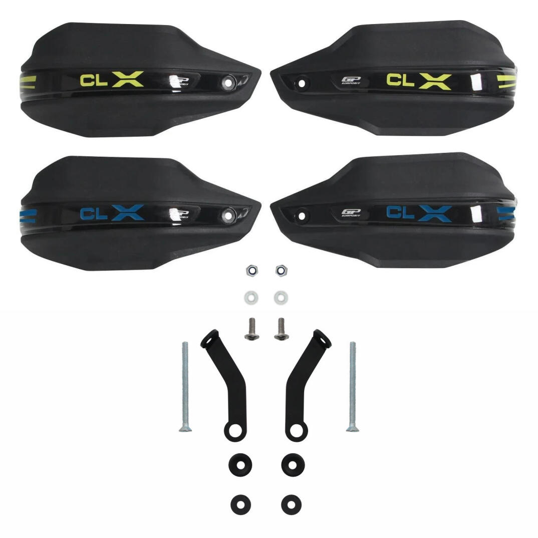 GP Kompozit CF Moto 250 CL-X 2022-2026 Uyumlu Plastik Elcik Koruma Siyah - 7