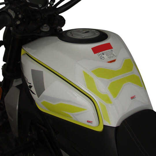 GP Kompozit CF Moto 250 CL-X 2022-2026 Uyumlu Tank Pad Seti Mavi - 3