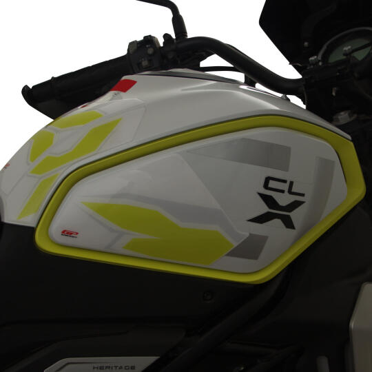 GP Kompozit CF Moto 250 CL-X 2022-2026 Uyumlu Tank Pad Seti Sarı - 4