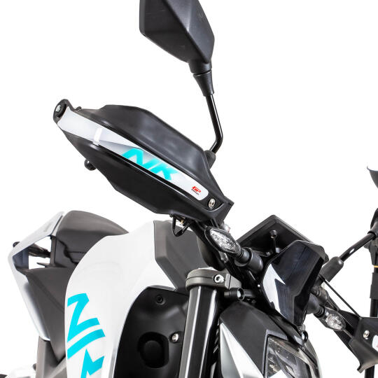 GP Kompozit CF Moto 250 NK 2018-2022 Uyumlu Plastik Elcik Koruma Siyah (1)
