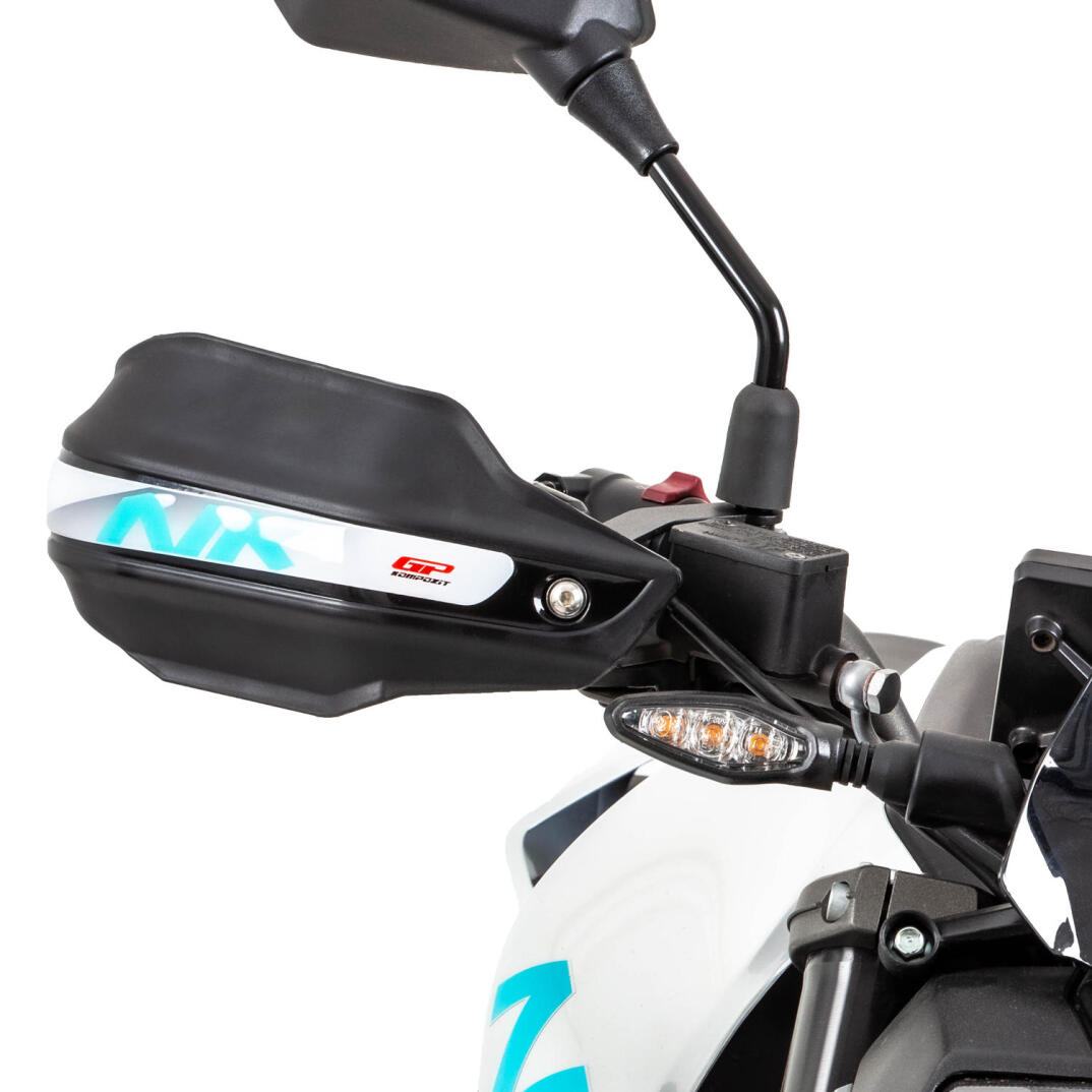 GP Kompozit CF Moto 250 NK 2018-2022 Uyumlu Plastik Elcik Koruma Siyah - 3