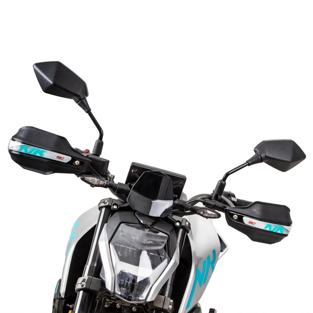 GP Kompozit CF Moto 250 NK 2018-2022 Uyumlu Plastik Elcik Koruma Siyah - 4