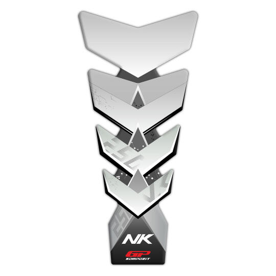 GP Kompozit CF Moto 250 NK 2018-2022 Uyumlu Tank Pad Seti Gri (1)