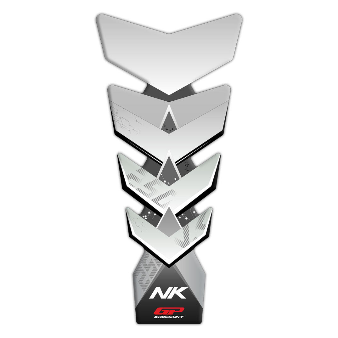 GP Kompozit CF Moto 250 NK 2018-2022 Uyumlu Tank Pad Seti Gri - 2