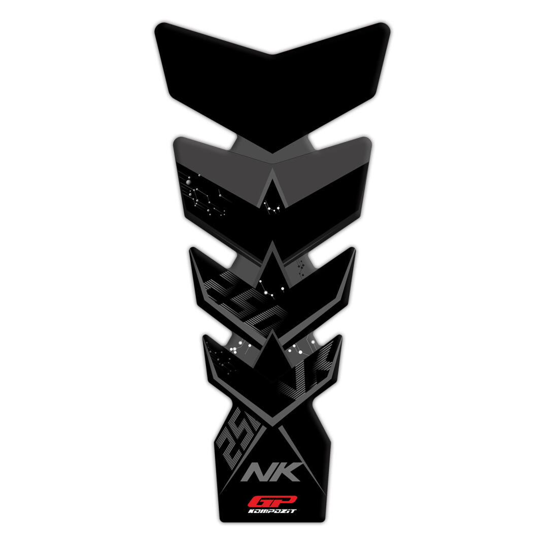 GP Kompozit CF Moto 250 NK 2018-2022 Uyumlu Tank Pad Seti Siyah - 2