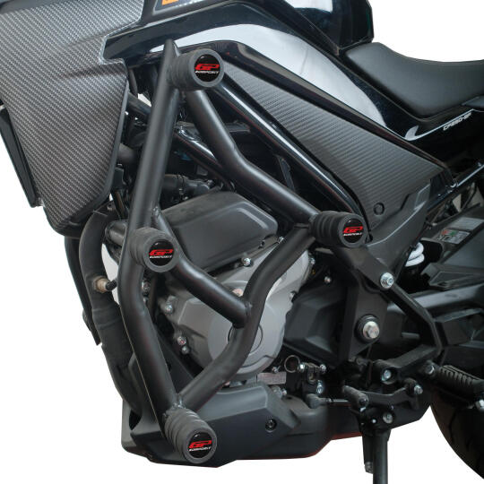 GP Kompozit CF Moto 250 NK 2018-2026 Uyumlu Motor Koruma Demiri Siyah (1)
