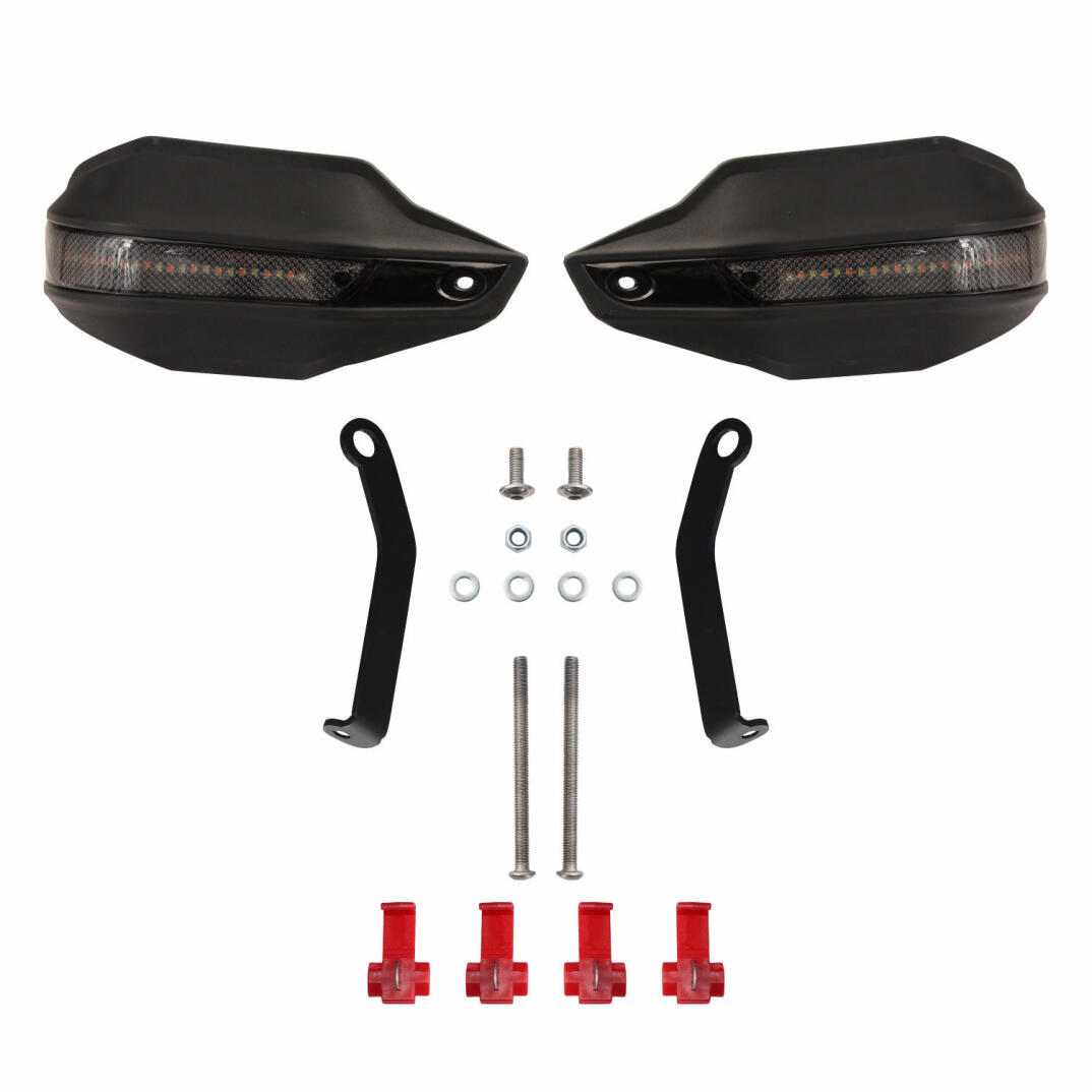 GP Kompozit CF Moto 250 NK 2023-2026 Led Sinyalli Elcik Koruma Siyah - 6