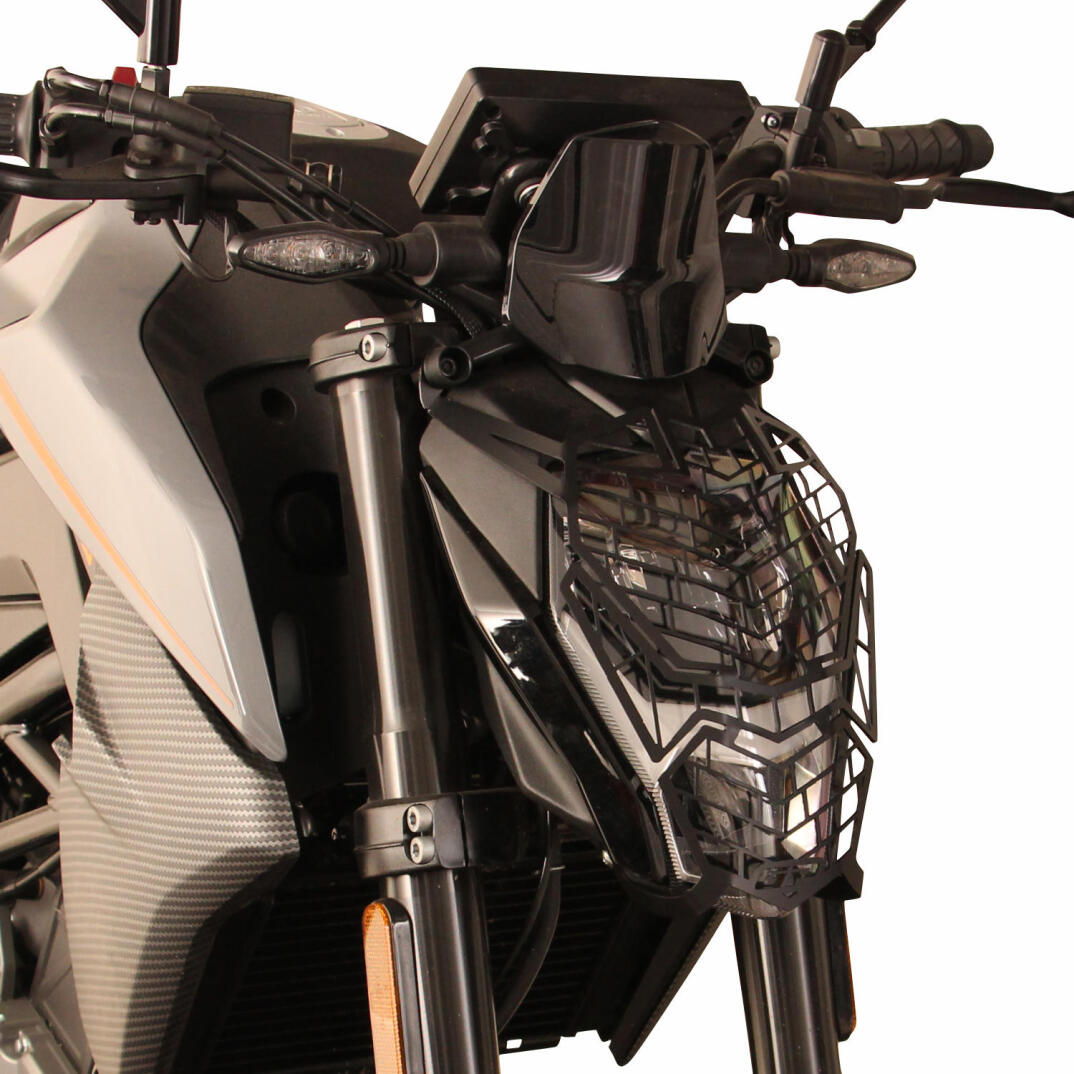 GP Kompozit CF Moto 250 NK 2023-2026 Uyumlu Far Koruma Siyah - 3