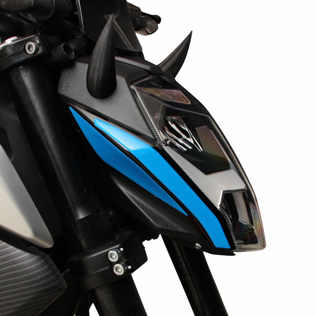 GP Kompozit CF Moto 250 NK 2023-2026 Uyumlu Full Pad Seti Mavi - 4