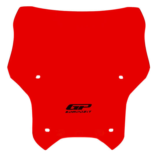 GP Kompozit CF Moto 250 NK 2023-2026 Uyumlu Ön Cam Kırmızı (1)