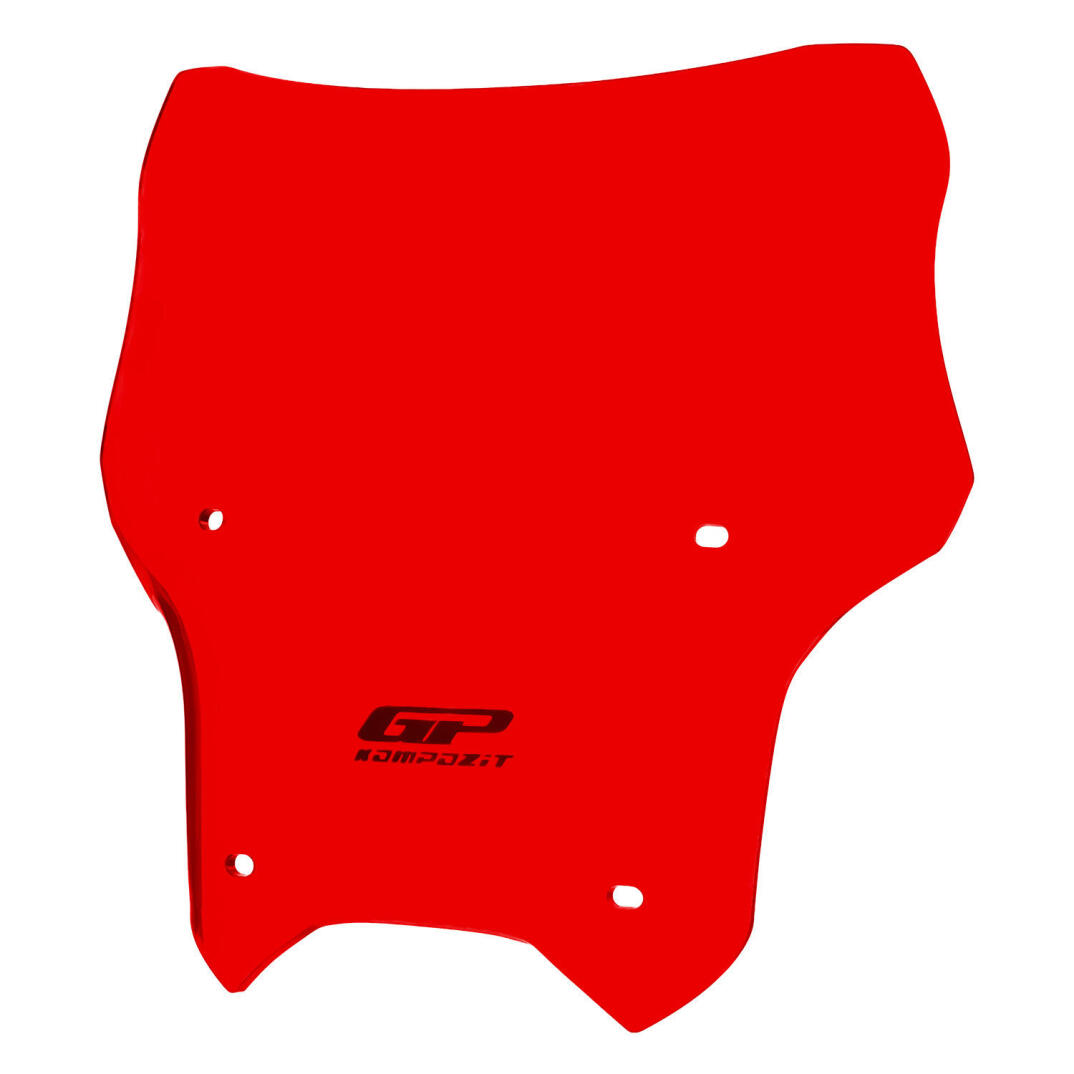 GP Kompozit CF Moto 250 NK 2023-2026 Uyumlu Ön Cam Kırmızı - 3