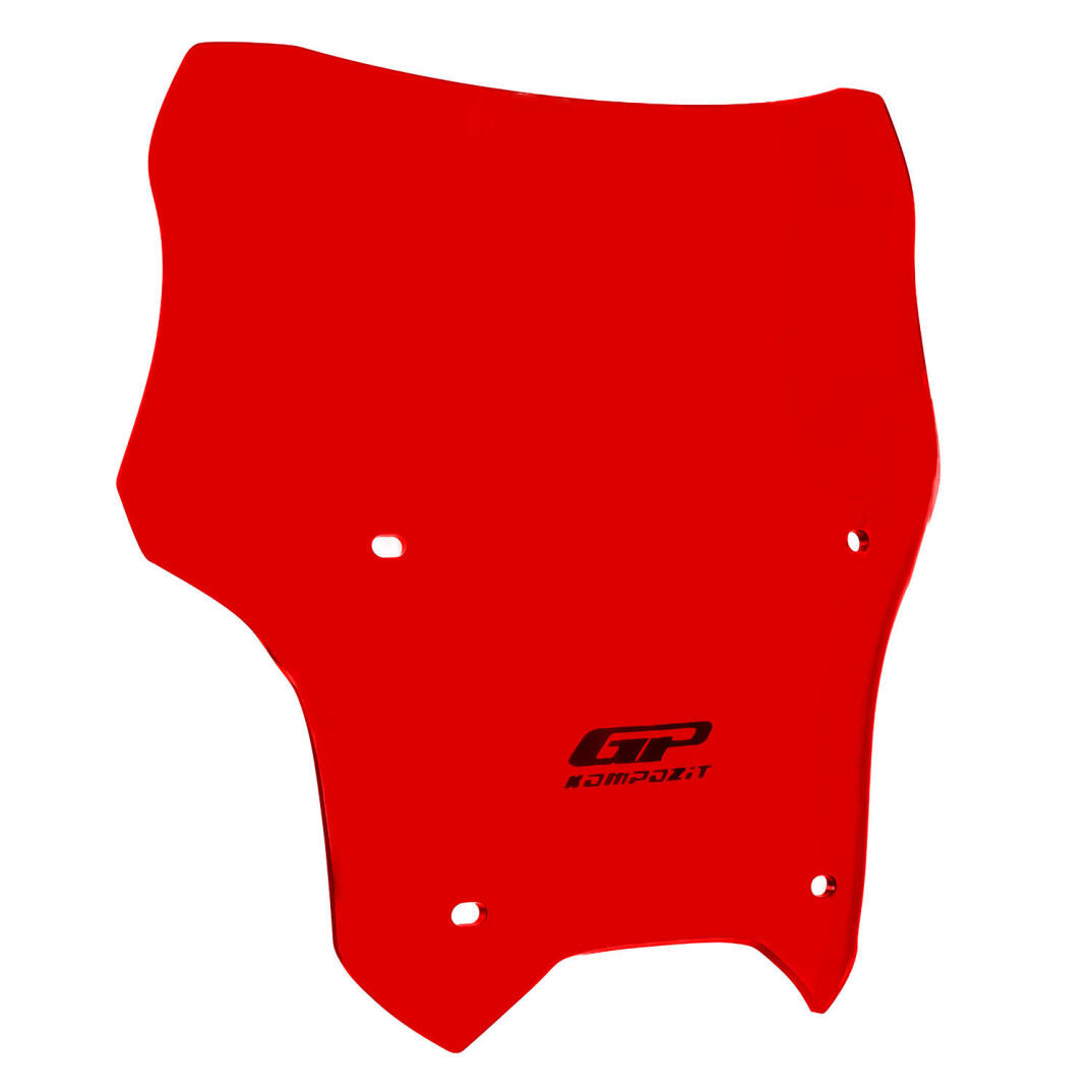 GP Kompozit CF Moto 250 NK 2023-2026 Uyumlu Ön Cam Kırmızı - 4